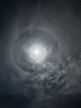 Moon Halo Tonight